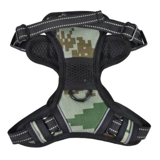 Arnés ajustable para mascotas Talle S camuflado