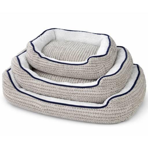 Camas para mascotas x3 unidades. Gris claro